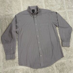 Jos. A. Bank Men's Casual Gray Button Down Shirt